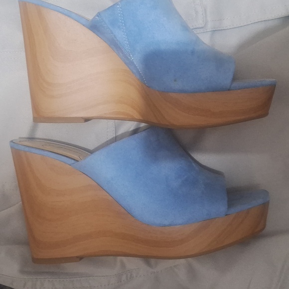 Y2K Jessica Simpson Slide On Wedge - Picture 3 of 9